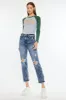 Kenzie Ultra High Rise Mom Jeans sold by Kan Can