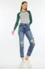Kenzie Ultra High Rise Mom Jeans sold by Kan Can