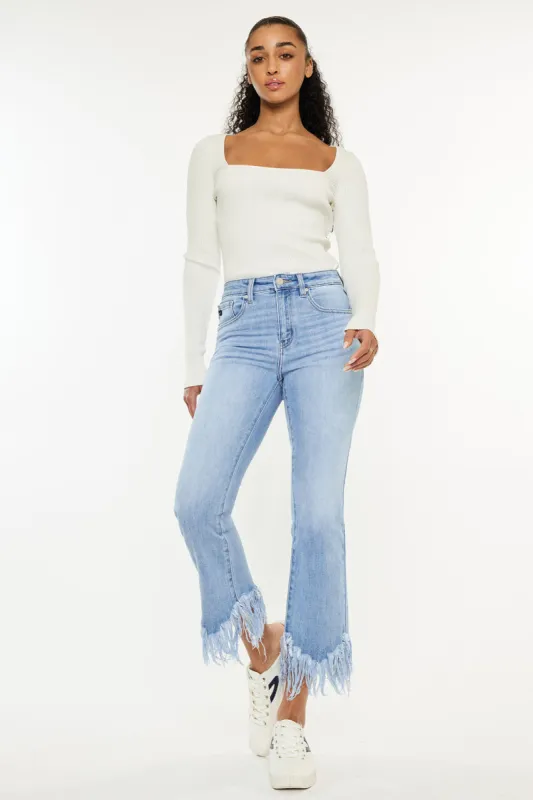 Arla High Rise Bootcut Jeans sold by Kan Can