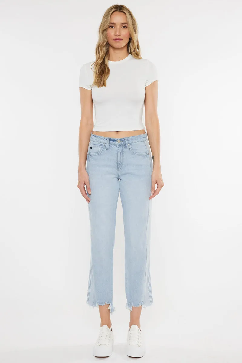 Erin High Rise Slim Straight Leg Jeans sold by Kan Can product image thumbnail 3