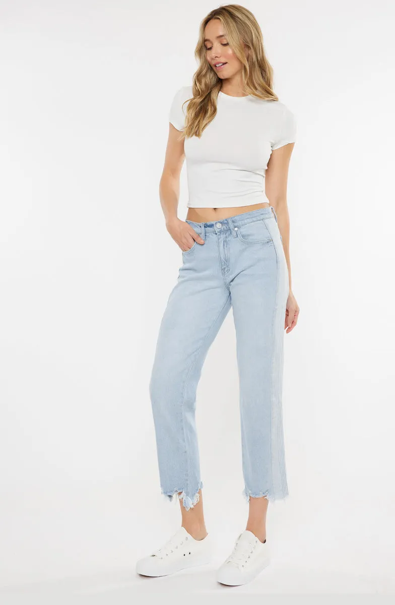 Erin High Rise Slim Straight Leg Jeans sold by Kan Can product image thumbnail 5