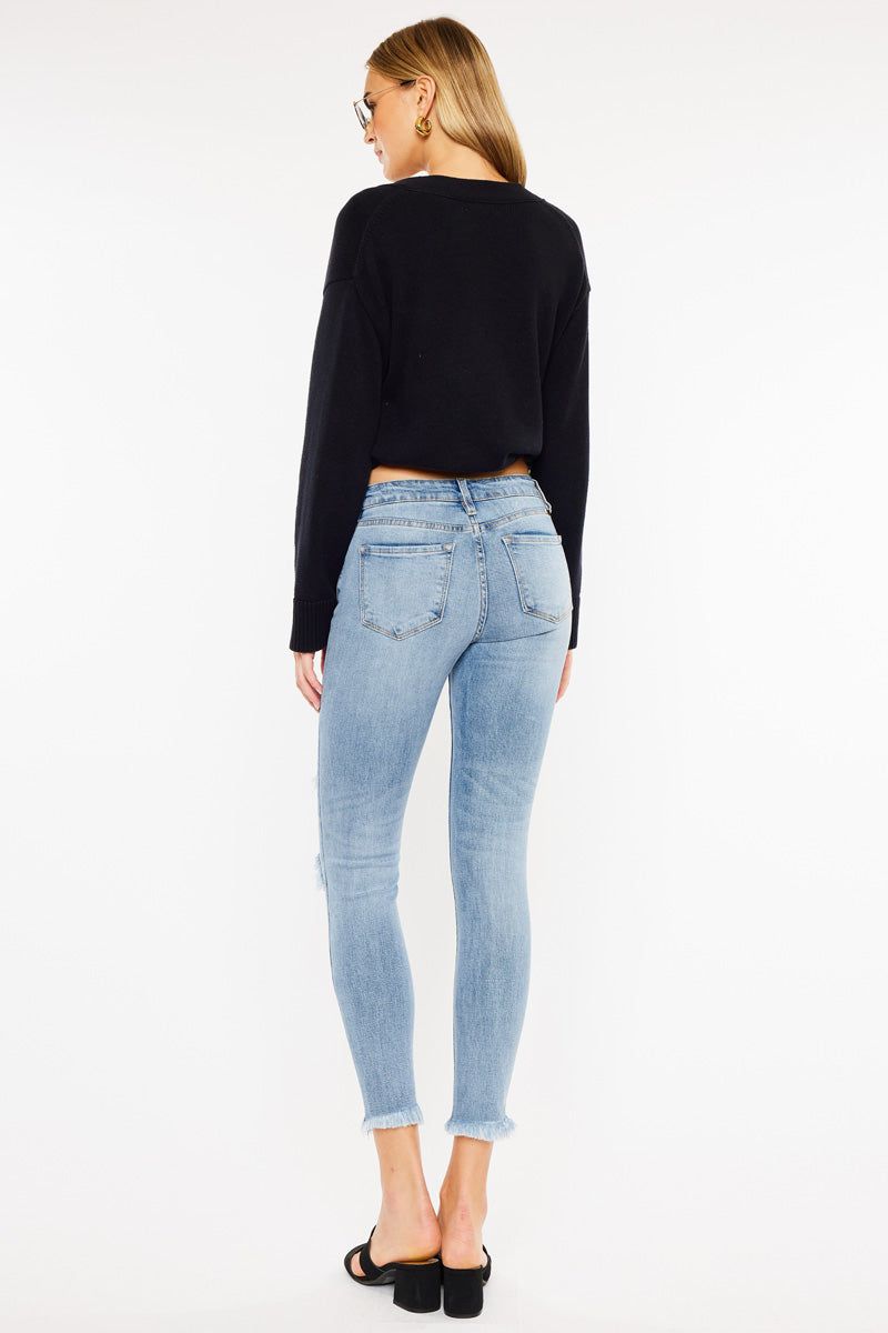Augustina Mid Rise Ankle Skinny Jeans sold by Kan Can product image thumbnail 2