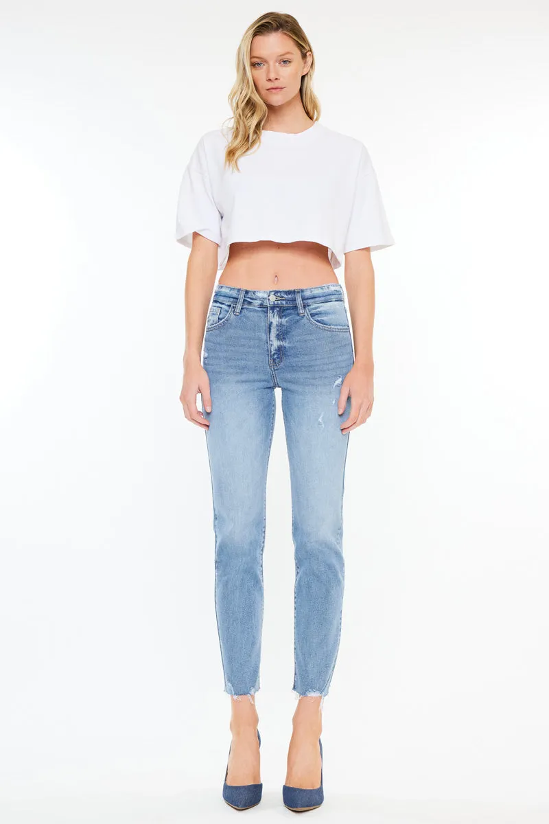 Ariana Essentials High Rise Straight Jeans sold by Kan Can product image thumbnail 3