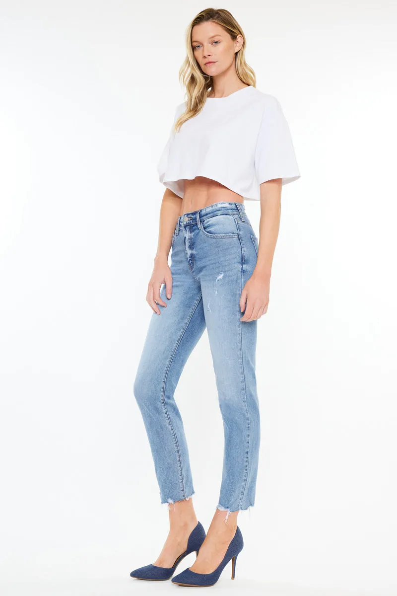 Ariana Essentials High Rise Straight Jeans sold by Kan Can product image thumbnail 5