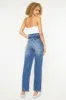 Kaas Ultra High Rise Belted Paperbag Straight Leg Jeans sold by Kan Can