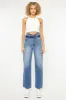 Kaas Ultra High Rise Belted Paperbag Straight Leg Jeans sold by Kan Can
