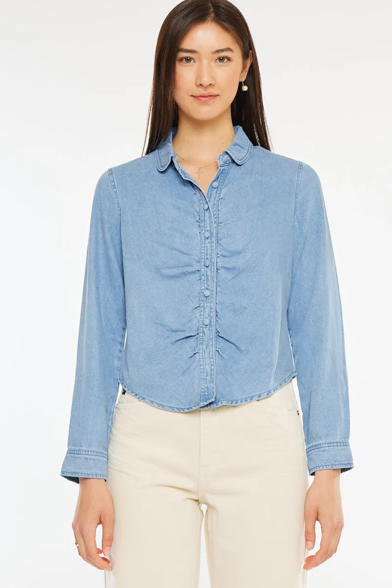 Evie Fitted Long Sleeve Shirt sold by Kan Can product image thumbnail 3