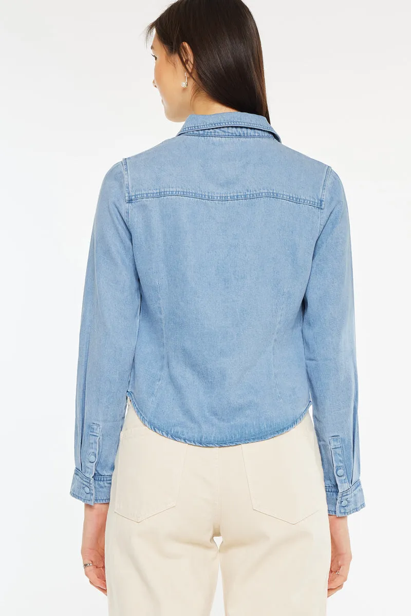 Evie Fitted Long Sleeve Shirt sold by Kan Can product image thumbnail 2