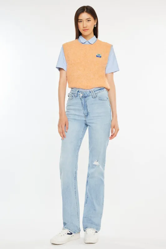 Minni 90's High Rise Straight Leg Jeans sold by Kan Can