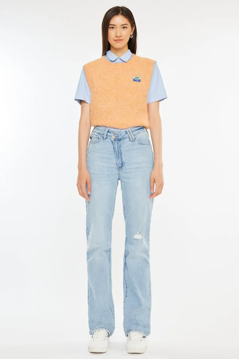 Minni Essentials 90's High Rise Straight Leg Jeans sold by Kan Can product image thumbnail 3