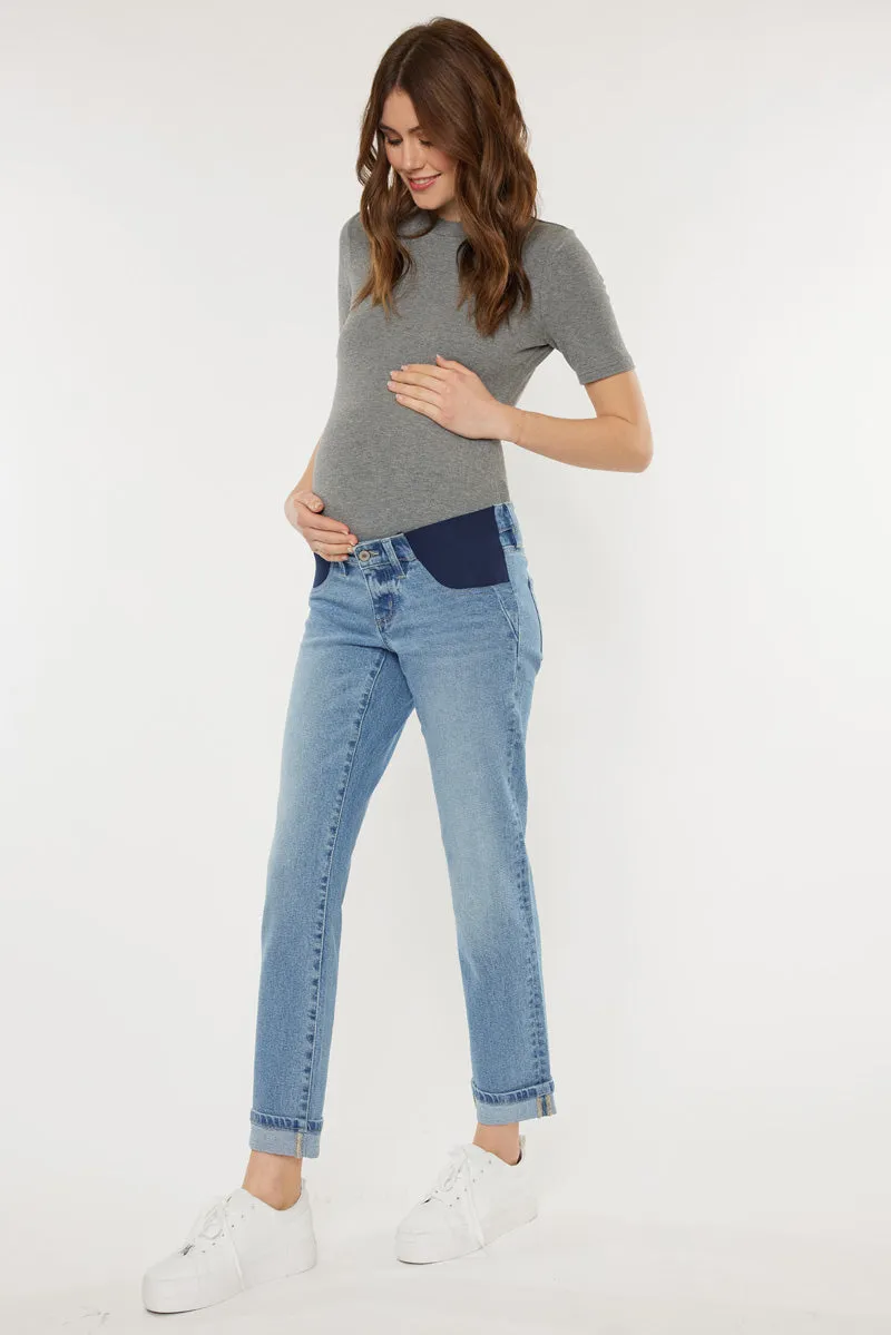 Yasmin Maternity Boyfriend Jeans sold by Kan Can product image thumbnail 5