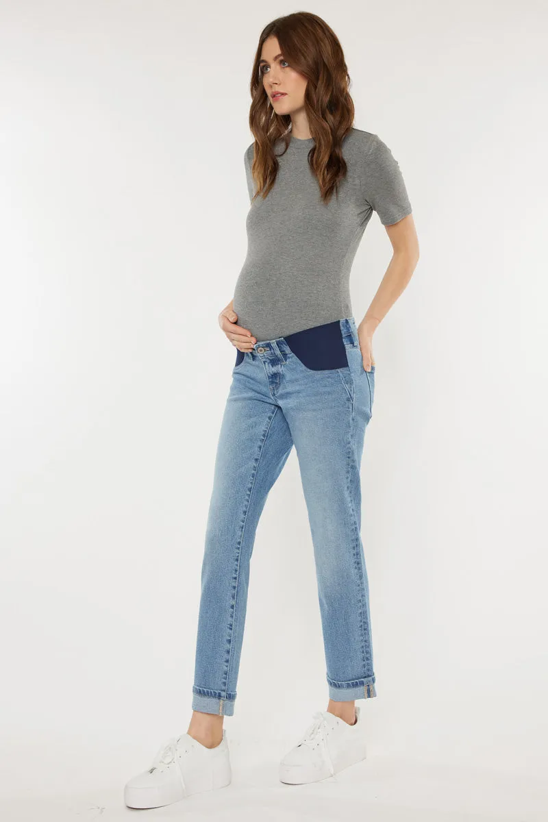 Yasmin Maternity Boyfriend Jeans sold by Kan Can product image thumbnail 3