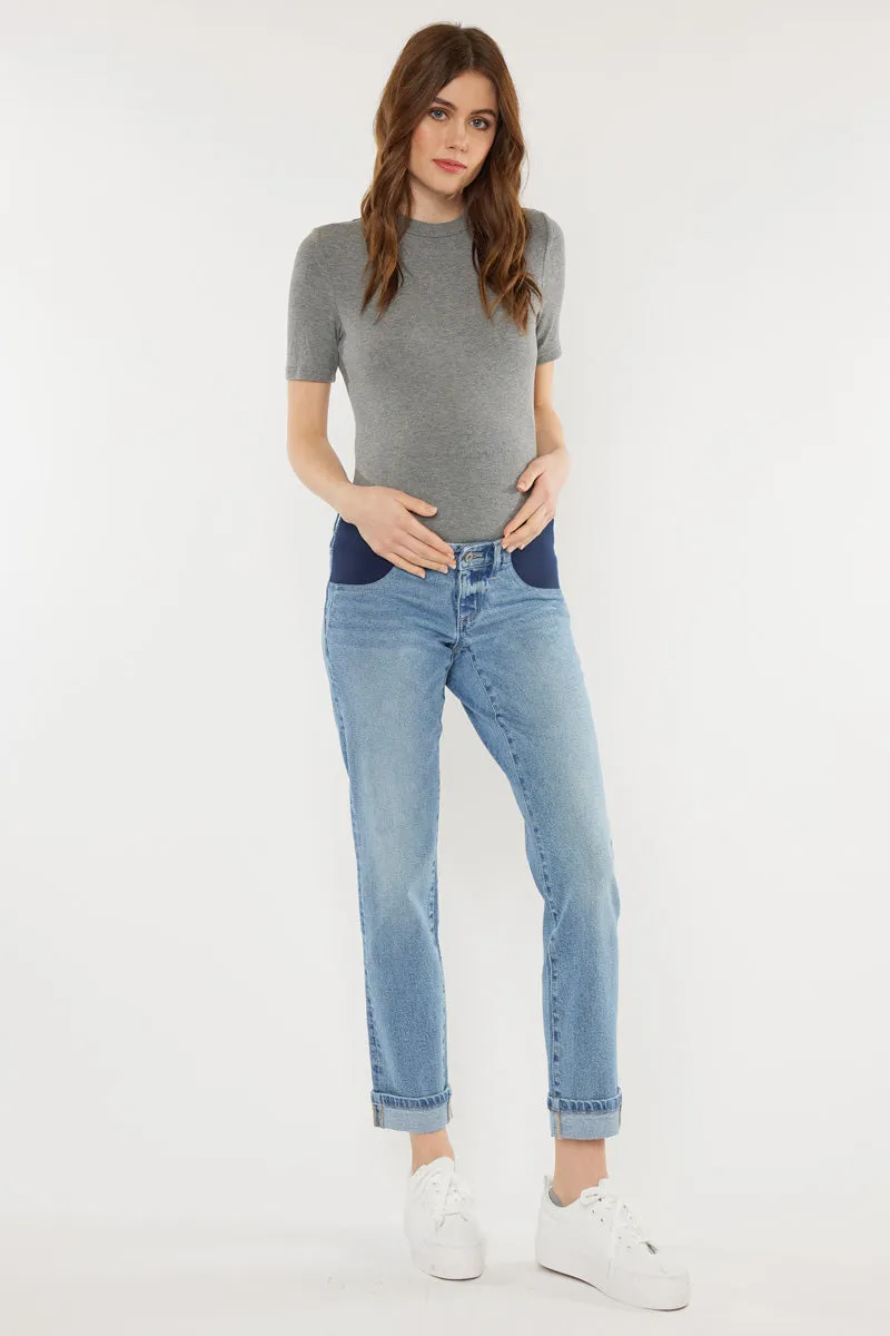 Yasmin Maternity Boyfriend Jeans sold by Kan Can