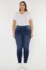 Zoe High Rise Ankle Skinny Jeans (Plus Size) sold by Kan Can