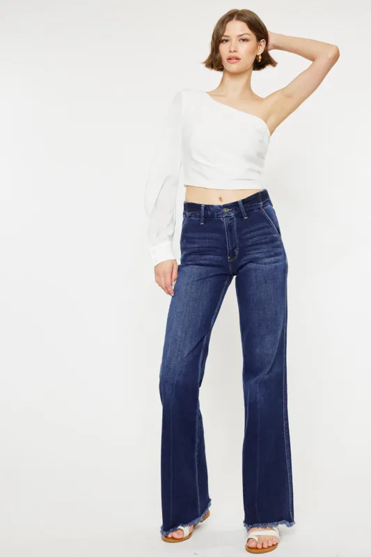Jane High Rise Flare Jeans sold by Kan Can