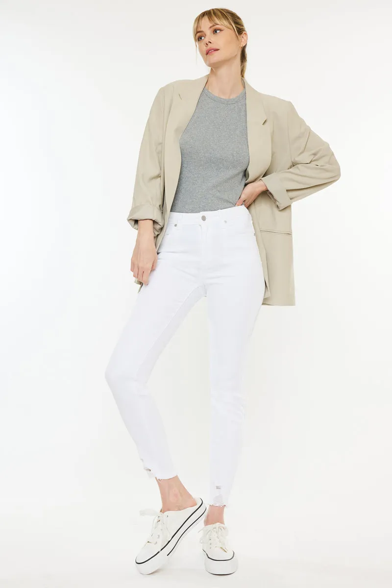 Milana High Rise Ankle Skinny Jeans sold by Kan Can
