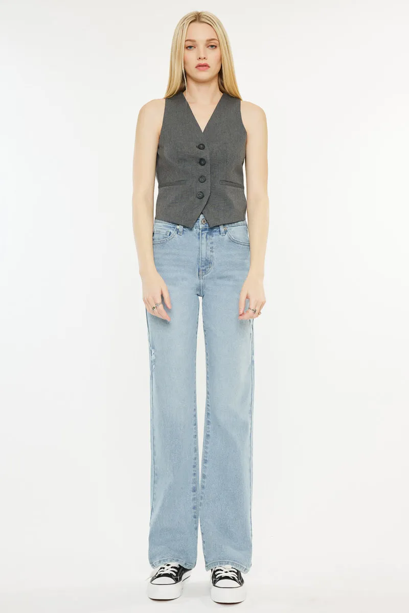 Princess High Rise True Straight Leg Jeans sold by Kan Can product image thumbnail 4