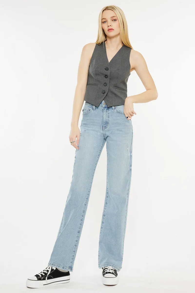 Princess High Rise True Straight Leg Jeans sold by Kan Can product image thumbnail 5