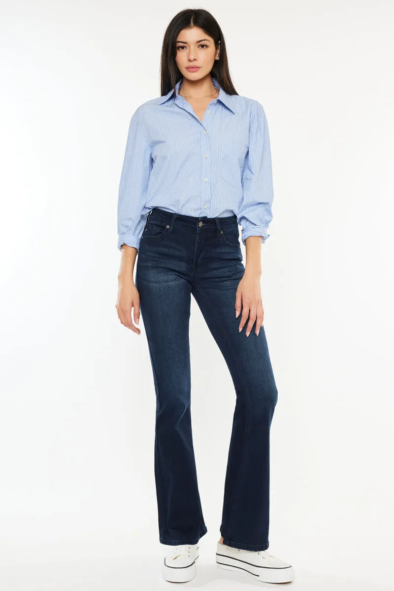 Prein Mid Rise Flare Jeans (Petite) sold by Kan Can product image thumbnail 4