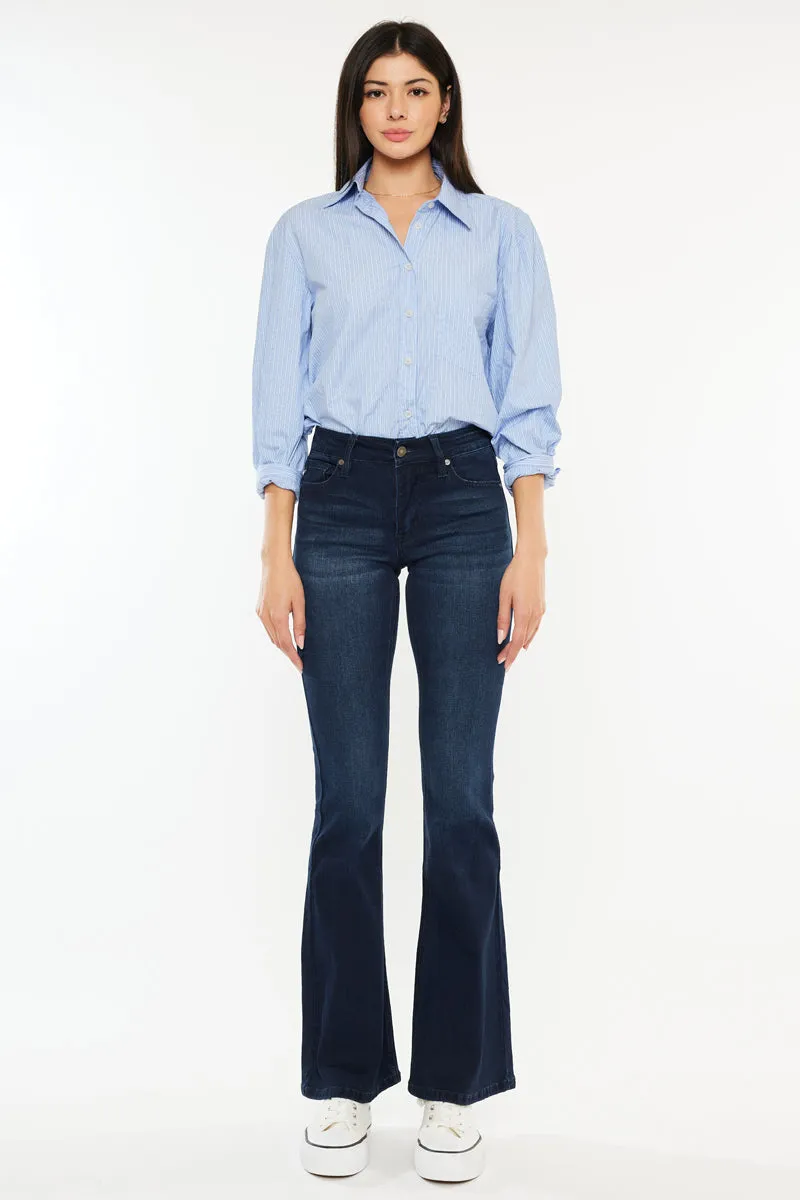 Prein Mid Rise Flare Jeans (Petite) sold by Kan Can product image thumbnail 3