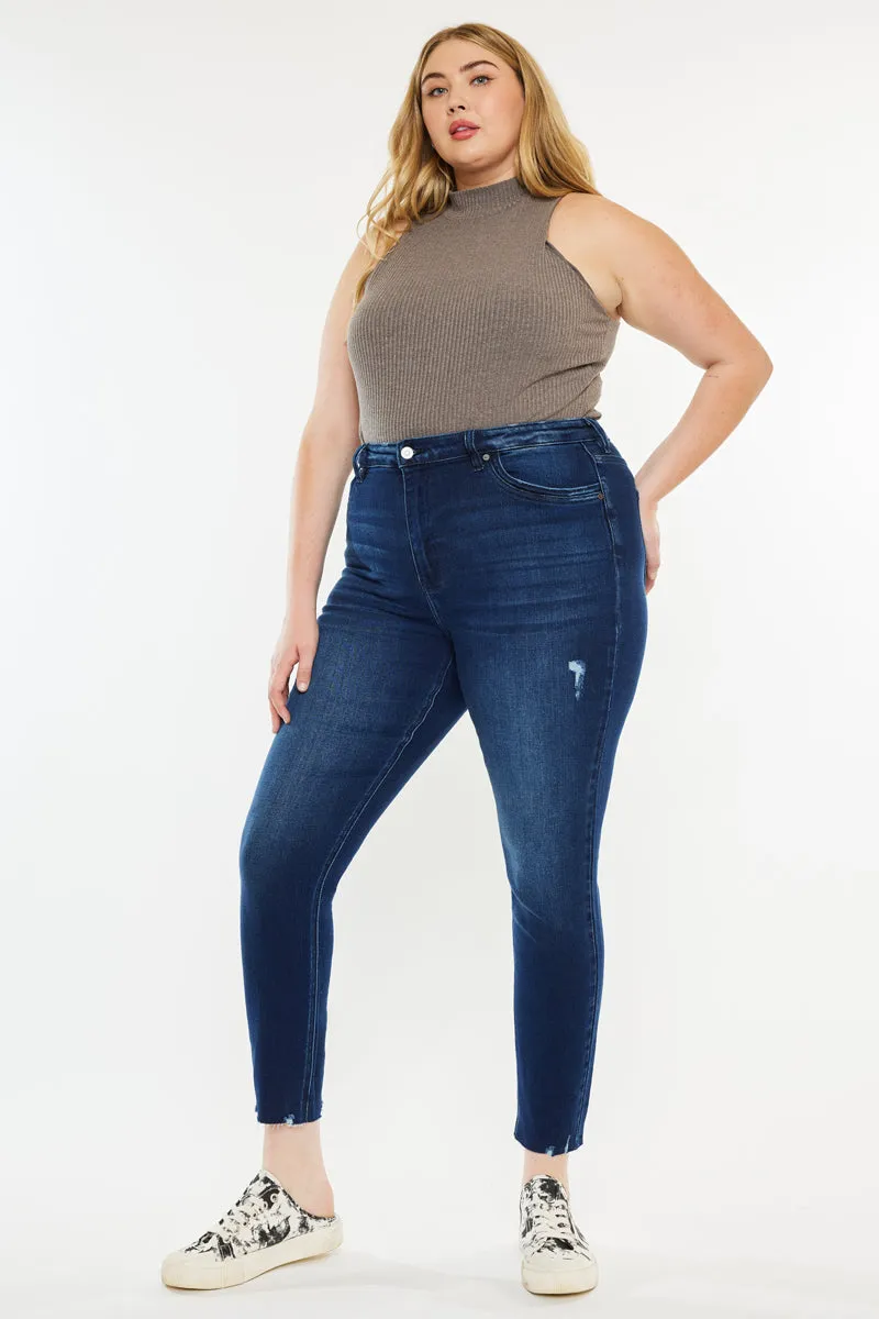 Karol High Rise Ankle Skinny Jeans (Plus Size) sold by Kan Can product image thumbnail 4