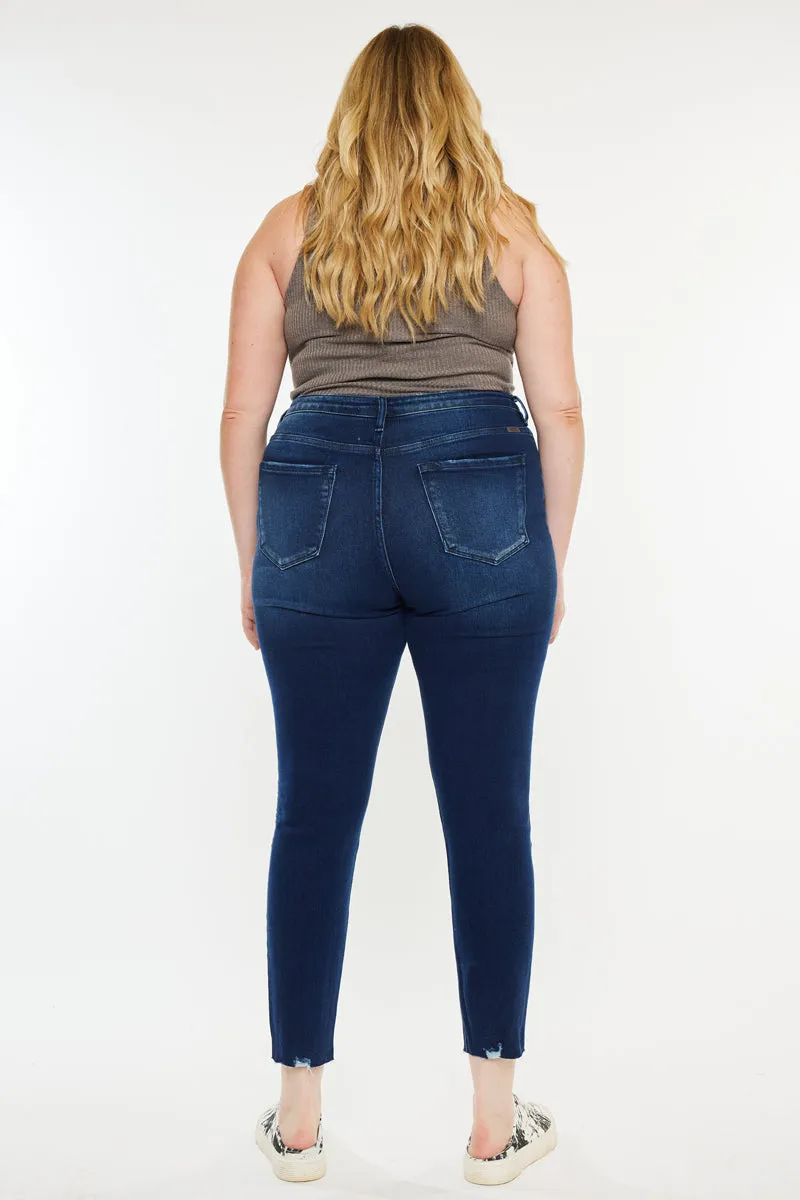 Karol High Rise Ankle Skinny Jeans (Plus Size) sold by Kan Can product image thumbnail 2