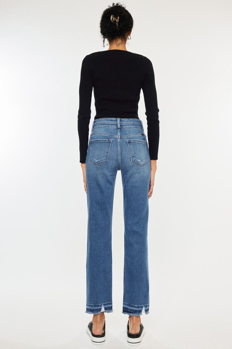Morgana High Rise Slim Straight Jeans sold by Kan Can product image thumbnail 2