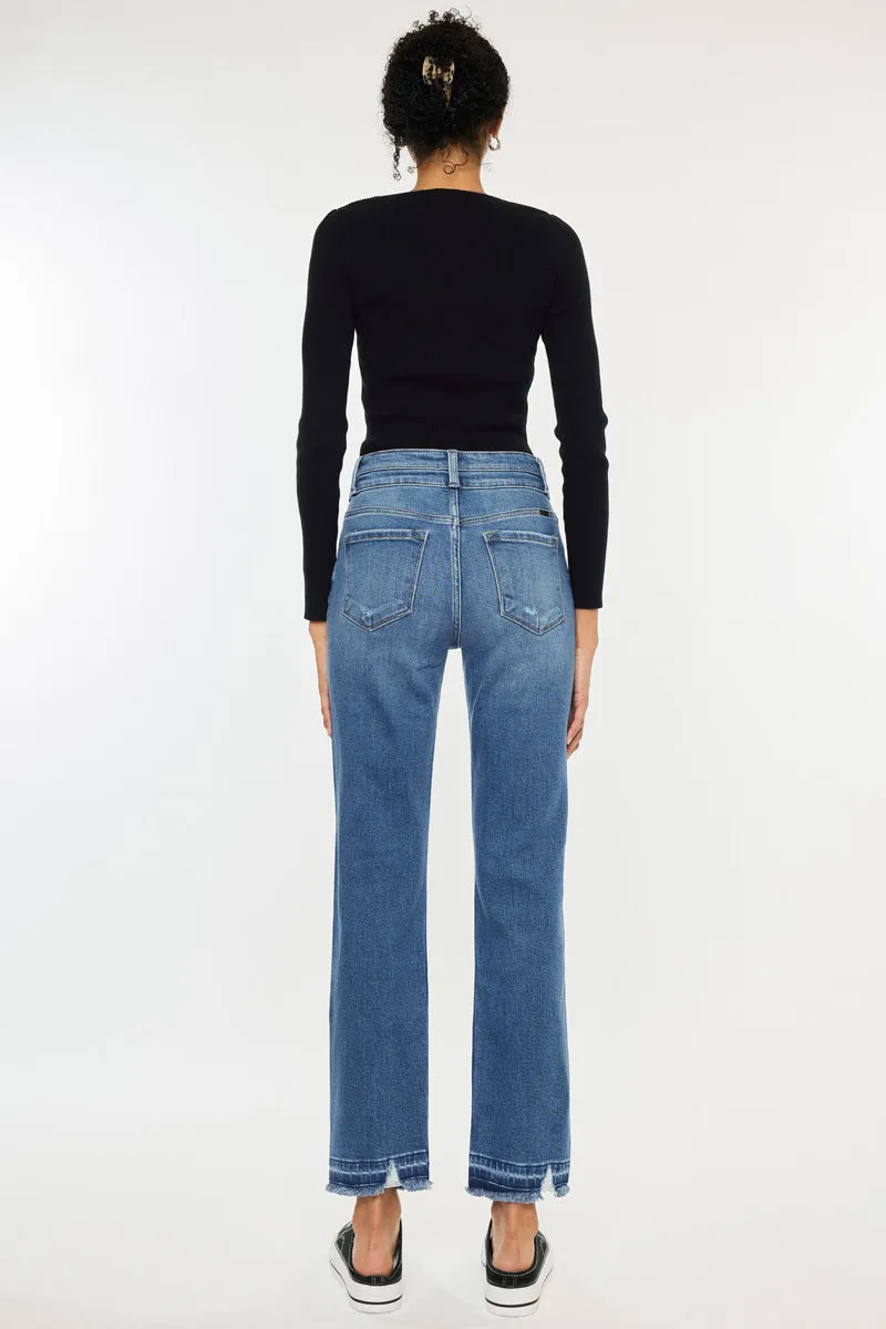 Morgana High Rise Slim Straight Leg Jeans sold by Kan Can product image thumbnail 2