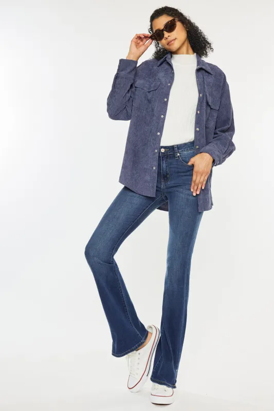 Constance Essentials High Rise Bootcut Jeans sold by Kan Can