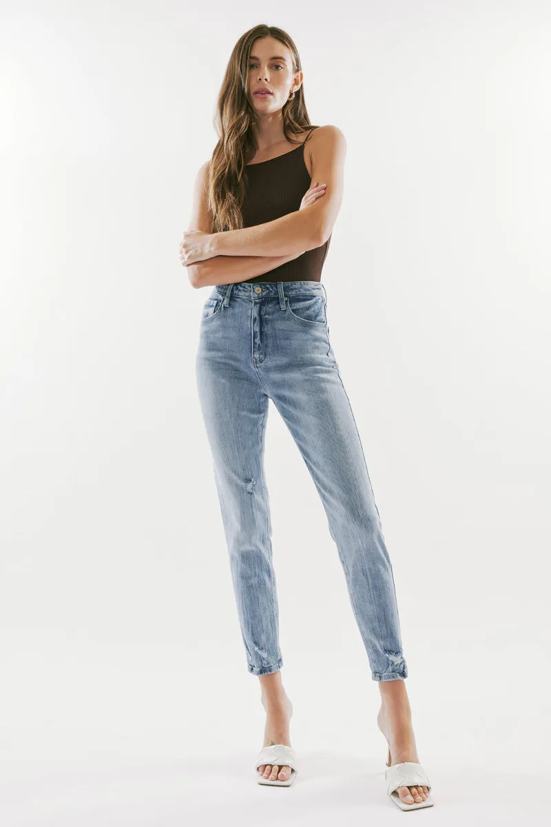 Terrance Ultra High Rise Mom Jeans sold by Kan Can product image thumbnail 2