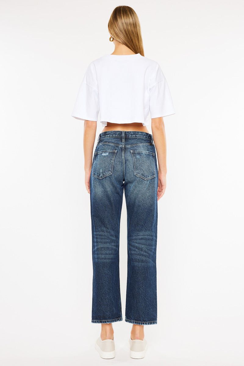 Raelynn High Rise Straight Leg Jeans sold by Kan Can product image thumbnail 2