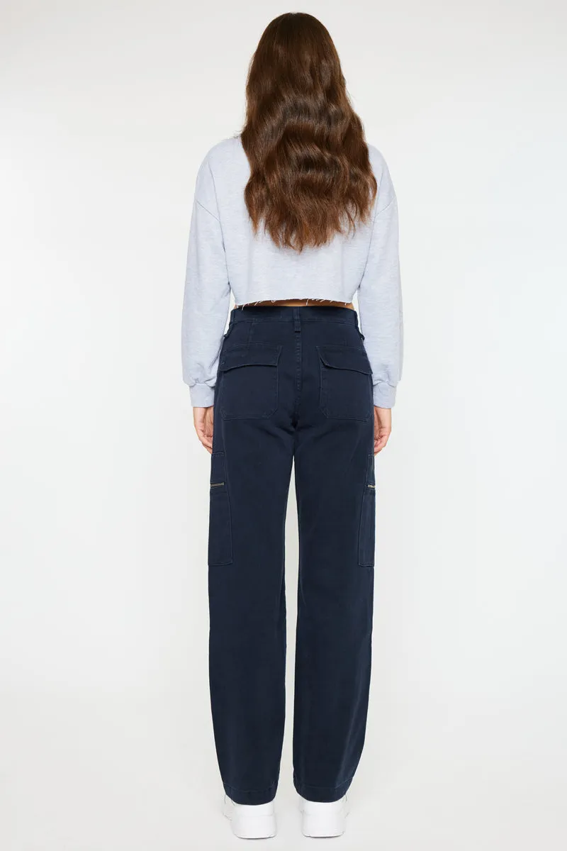 Jainie High Rise Straight Leg Jeans sold by Kan Can product image thumbnail 4