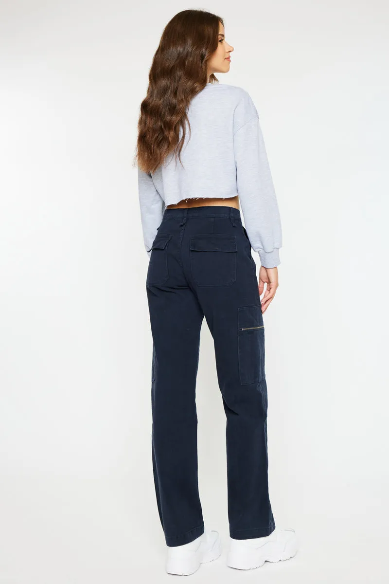 Jainie High Rise Straight Leg Jeans sold by Kan Can product image thumbnail 2