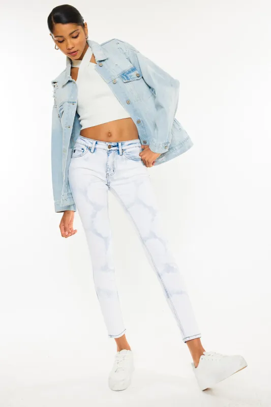 Ezra Mid Rise Super Skinny Jeans sold by Kan Can