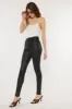 Carly Ultra High Rise Faux Leather Super Skinny Pants sold by Kan Can