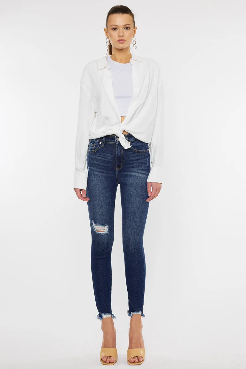 Phoenix High Rise Ankle Skinny Jeans sold by Kan Can product image thumbnail 3