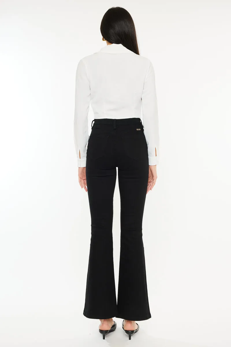 Mars High Rise Flare Jeans (Petite) sold by Kan Can product image thumbnail 2