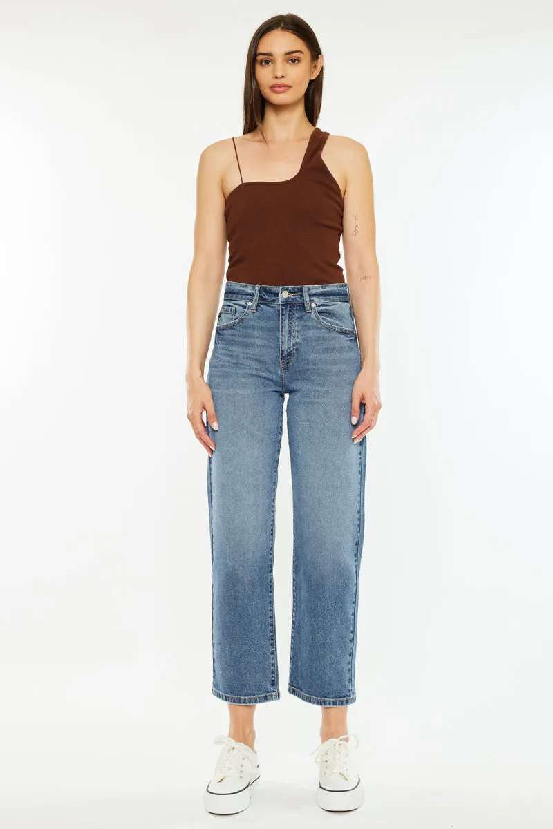Jordana Essentials High Rise True Straight Leg Jeans sold by Kan Can product image thumbnail 5