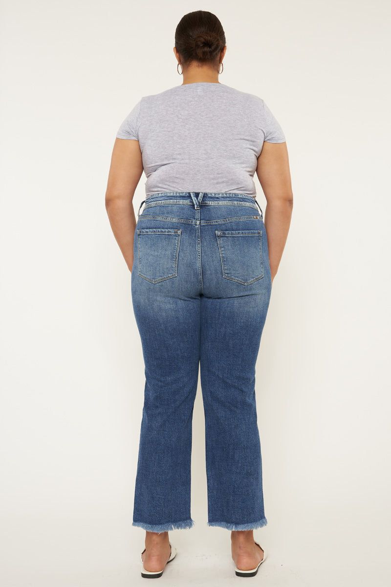 Jenna High Rise Slim Straight Jeans (Plus Size) sold by Kan Can product image thumbnail 2