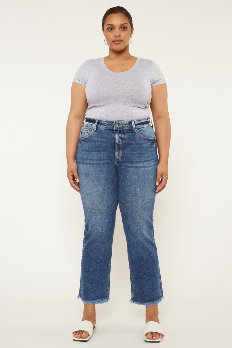 Jenna High Rise Slim Straight Jeans (Plus Size) sold by Kan Can product image thumbnail 3
