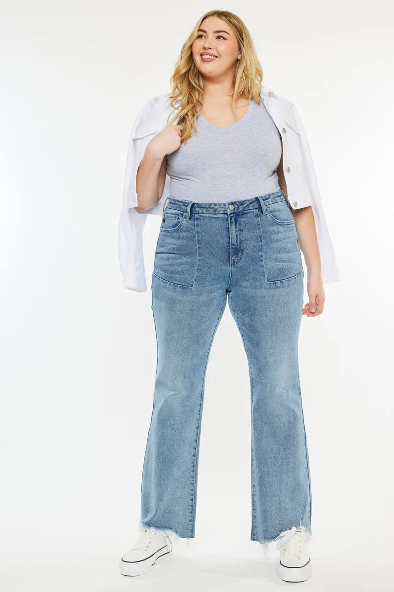 Poppy High Rise Flare Petite (Plus Size) sold by Kan Can product image thumbnail 3