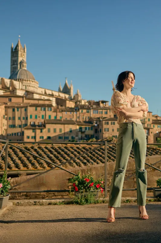 Mari Ultra High Rise 90's Straight Leg Jeans sold by Kan Can