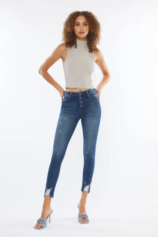 Kirby High Rise Super Skinny Jeans sold by Kan Can