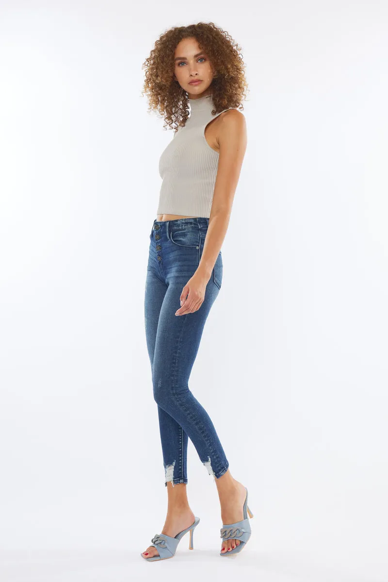Kirby High Rise Super Skinny Jeans sold by Kan Can product image thumbnail 5