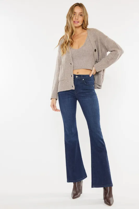 Kirsten High Rise Flare (Petite) sold by Kan Can