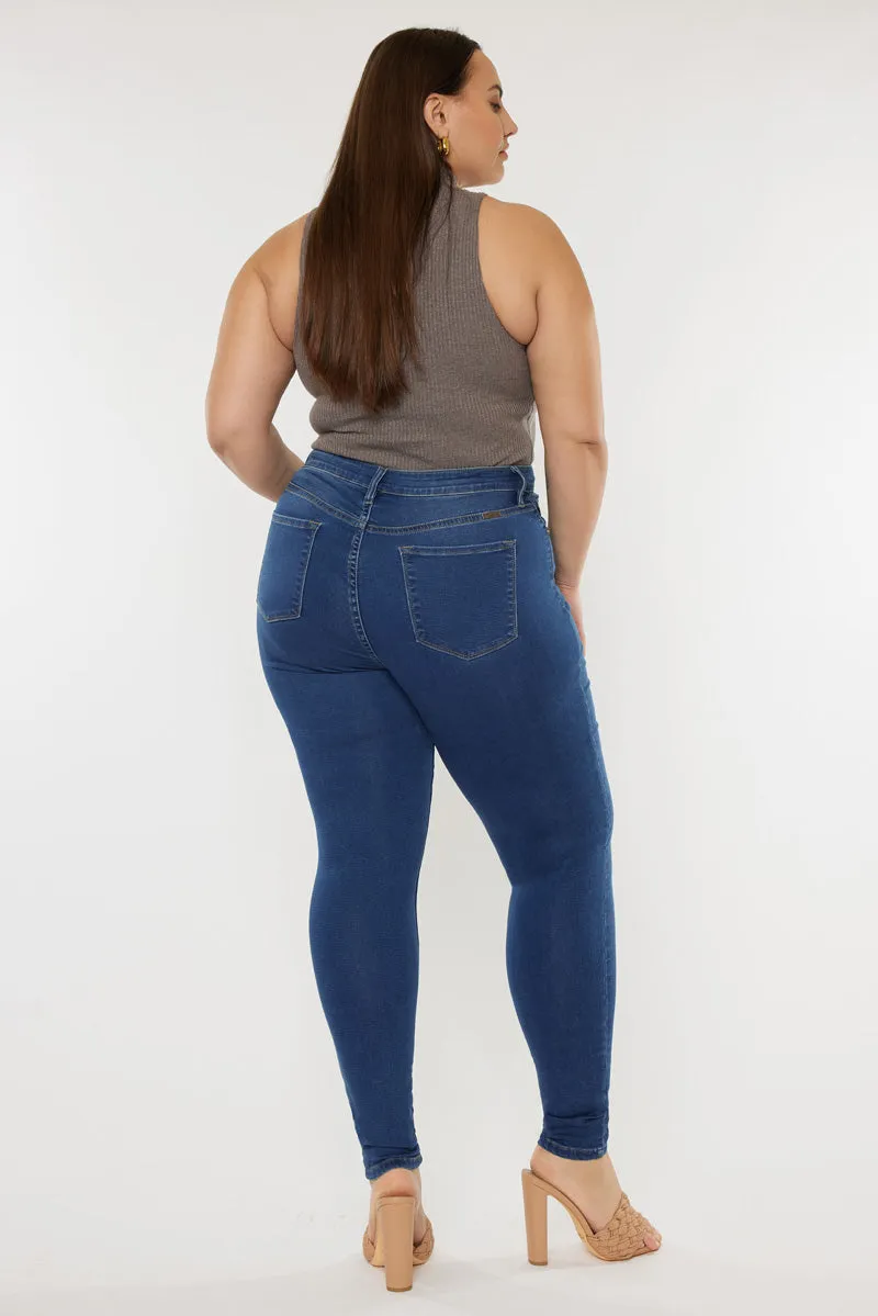 Vivienne High Rise Super Skinny Jeans (Plus Size) sold by Kan Can product image thumbnail 2