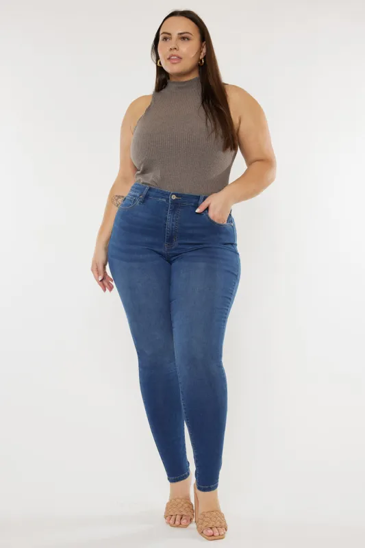 Vivienne High Rise Super Skinny Jeans (Plus Size) sold by Kan Can