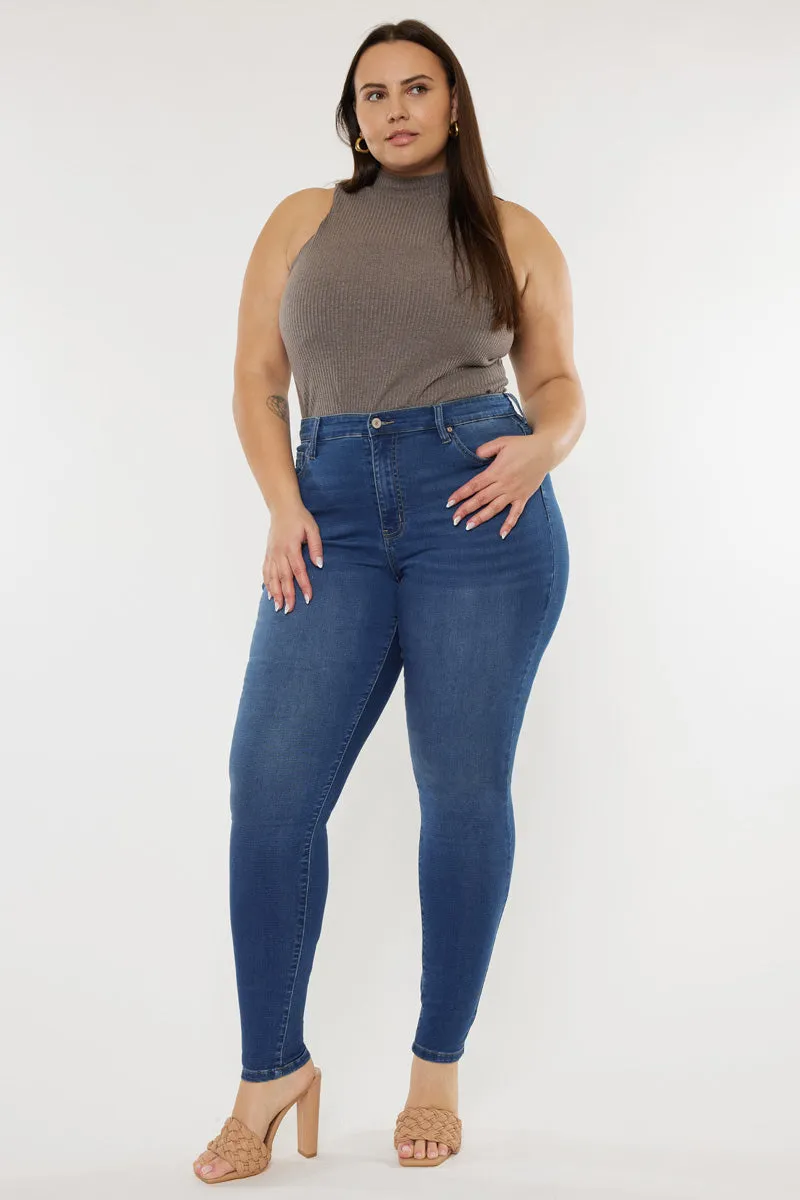 Vivienne High Rise Super Skinny Jeans (Plus Size) sold by Kan Can product image thumbnail 3