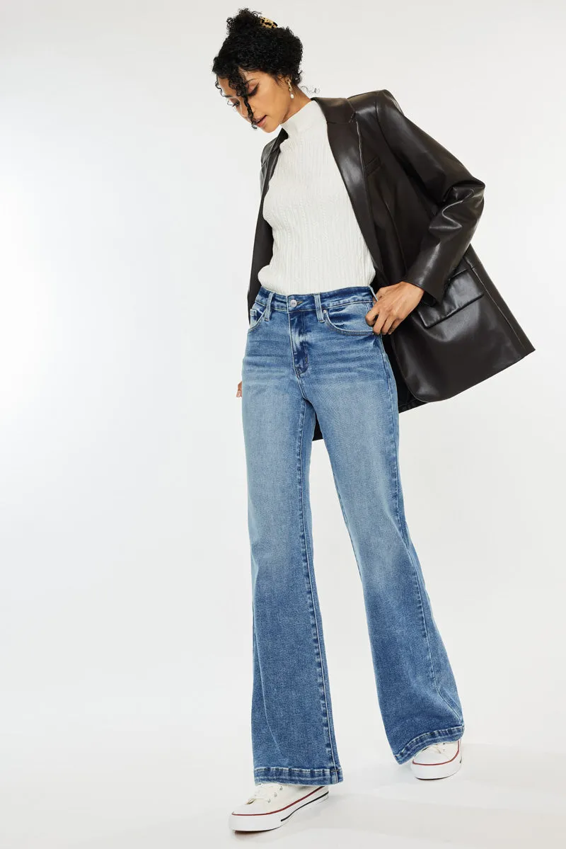 Avonlea Essentials High Rise Wide Leg Flare sold by Kan Can product image thumbnail 2