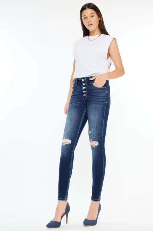 Novah High Rise Super Skinny Jeans sold by Kan Can